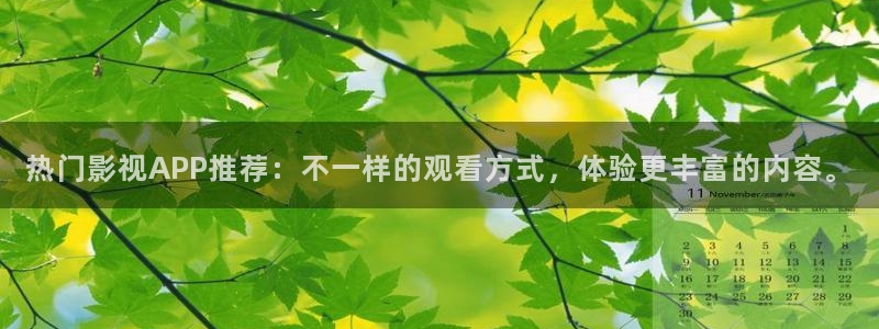 热门影视APP推荐：不一样的观看方式，体验更丰富的内容。